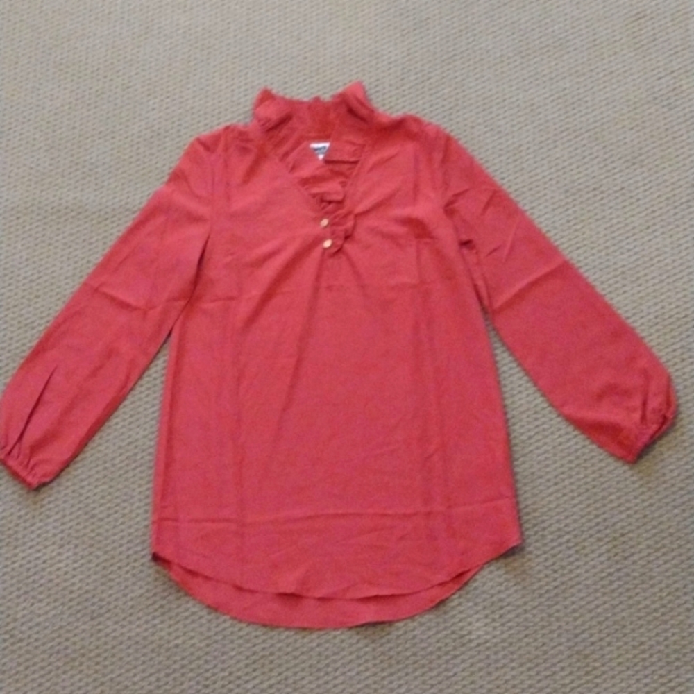 Mud Pie Ruffle Neck Tunic